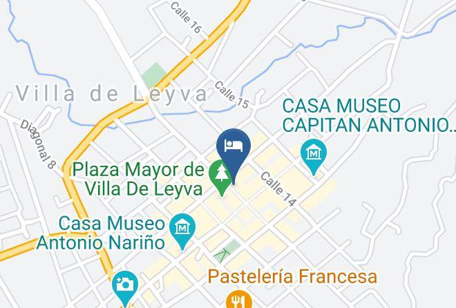 Villa De Leyva - Hospederia La Roca Maps
