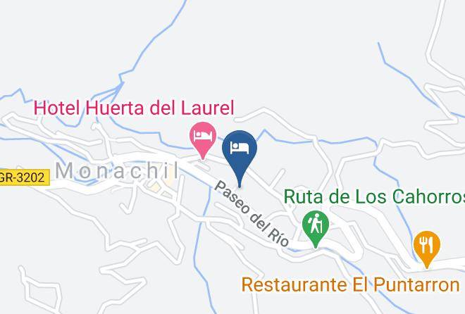 Granada - Hospederia Los Cahorros Maps