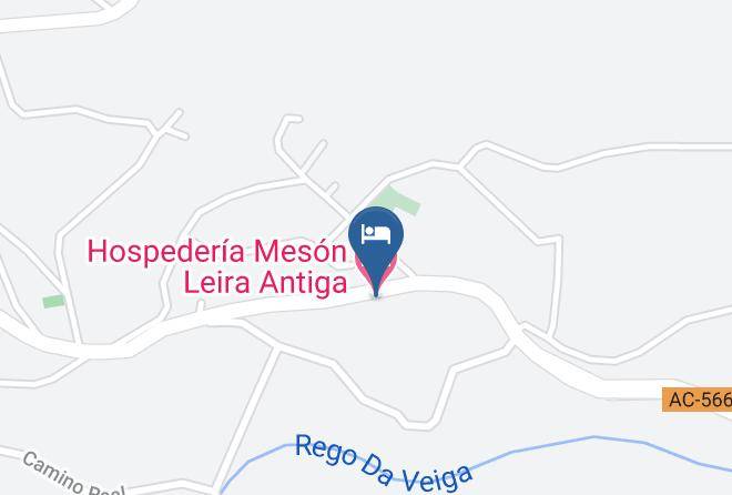 Coruna - Hospederia Meson Leira Antiga Maps