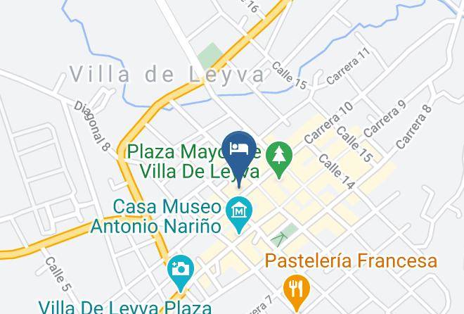 Hospederia Montano Alto Map