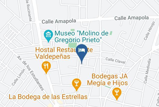 Ciudad Real - Hospederia Museo Valdepenas Maps
