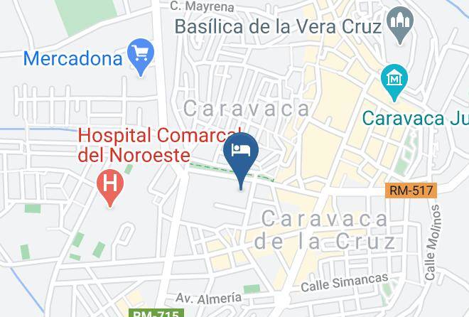 Murcia - Hospederia Nuestra Senora Del Carmen Maps
