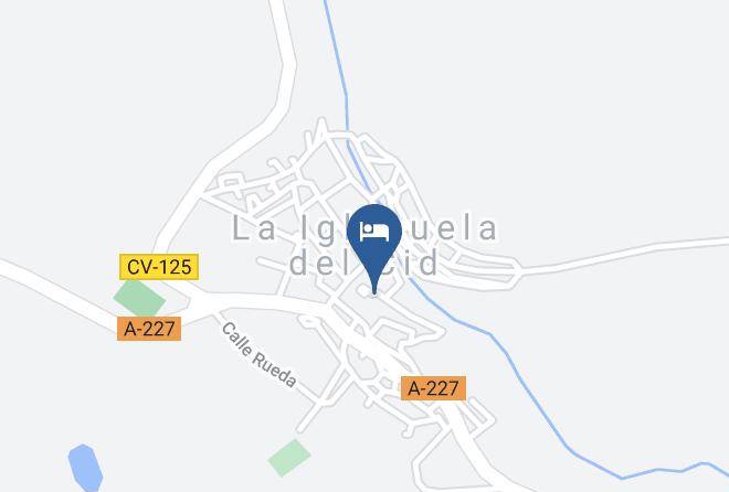 Teruel - Hospederia Palacio De La Iglesuela Del Cid Maps