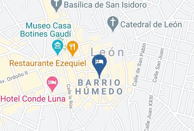 Leon - Hospederia Rincon De Leon Maps