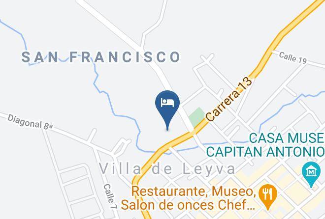 Villa De Leyva - Hospederia Santa Ana Maps