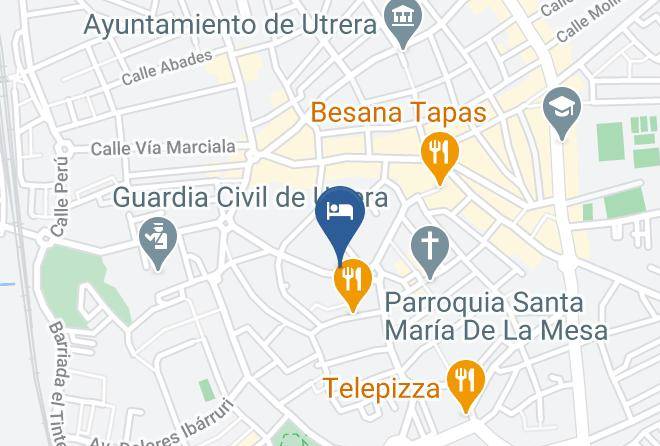 Seville - Hospederia Santa Clara Maps
