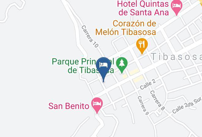 Tibasosa - Hospederia Santa Elena Hotel Maps