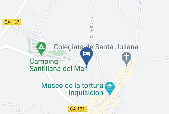 Santillana - Hospederia Santillana Maps
