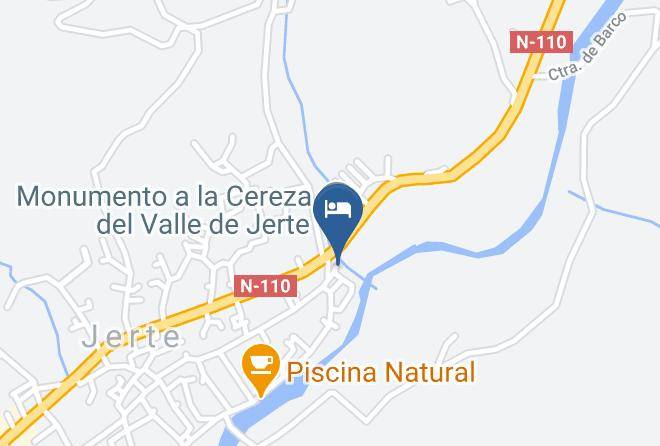 Caceres - Hospederia Valle Del Jerte Maps