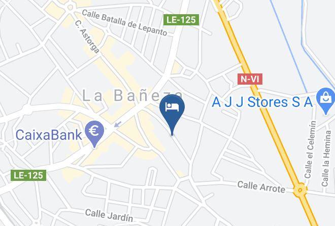 Leon - Hospederia Via De La Plata Maps