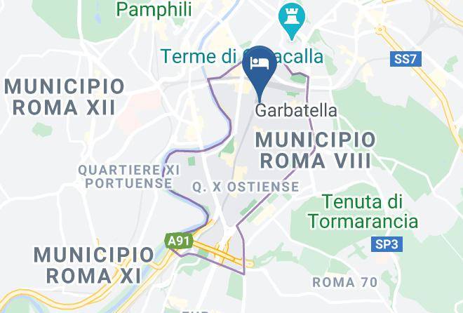 Rome - Hospitales Del Pellegrino Romantic Getaway Maps