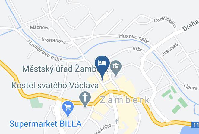 Usti Nad Orlici - Hospudka A Penzion Imrvere & Mathyss Maps