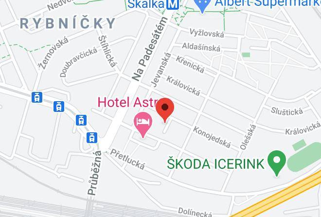 Prague - Hospudka Regina Maps