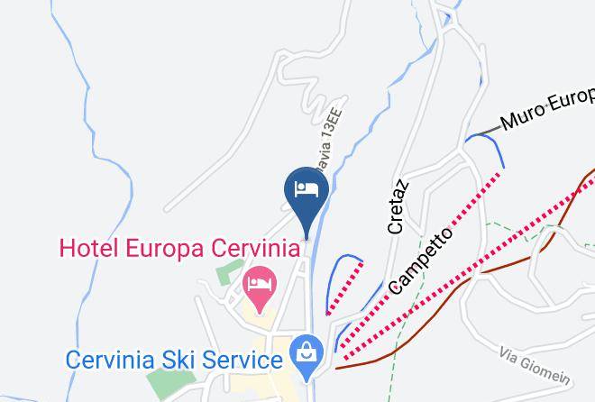 Aosta - Hosquet Lodge B&b Maps