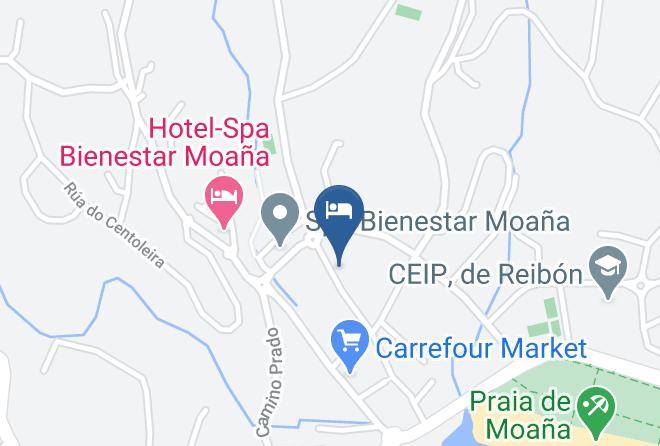 Pontevedra - Hostal A Camelia Maps