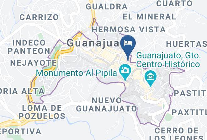 Guanajuato City Centre - Arlequin Maps