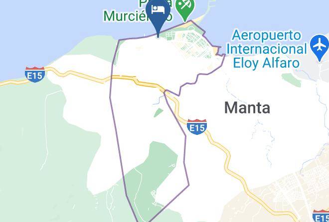 Hotel Blue Pacific Map