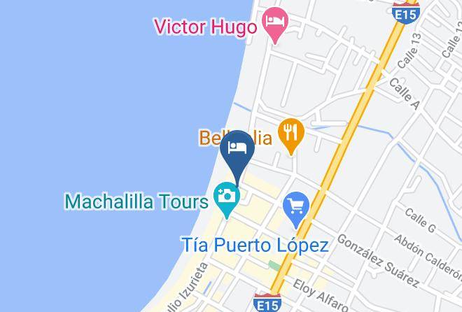 Puerto Lopez - Hotel Pacifico Maps