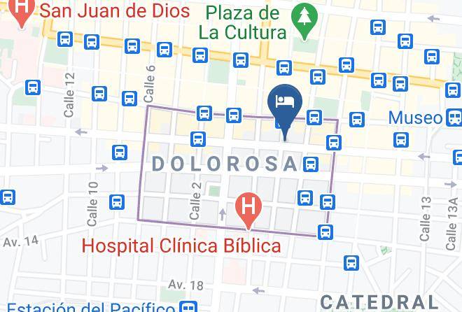 San Jose - Hotel Del Este Santa Fe Maps