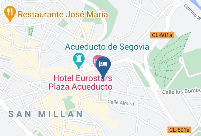 Segovia - Hostal Don Jaime Maps
