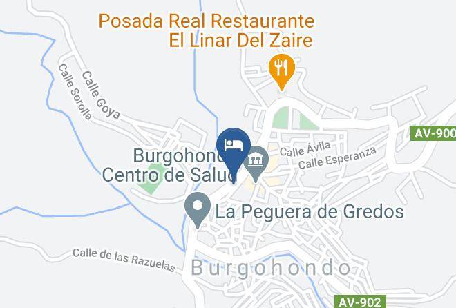 Avila - Hostal El Alberche Maps