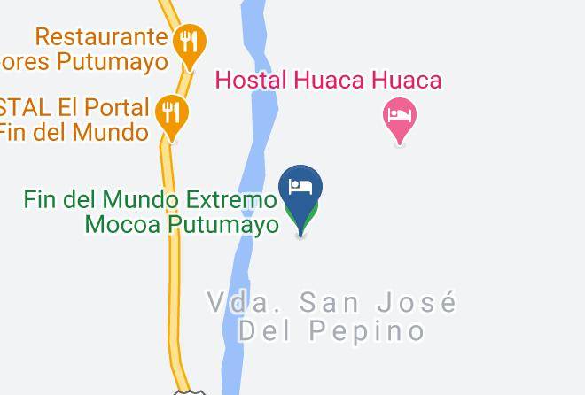 Hostal Fin Del Mundo Mapa - Putumayo - Mocoa