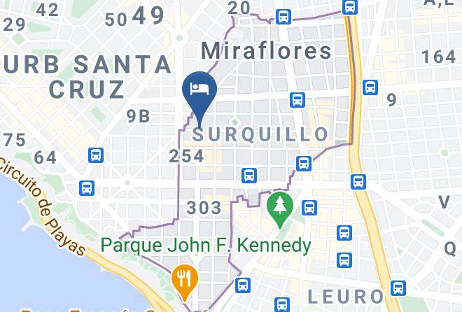 Miraflores - Ayenda Hotel Kontiki Miraflores Maps