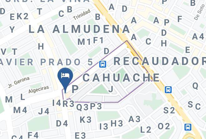 San Luis - Hostal La Cascada Maps