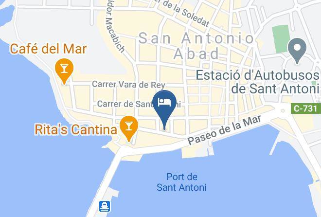 Baleares - Hotel Es Mitjorn Maps