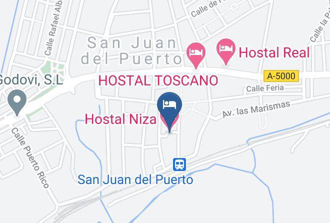 Huelva - Hostal Niza Maps