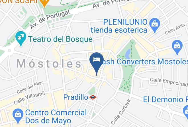 Madrid - Pension Pradillo Maps