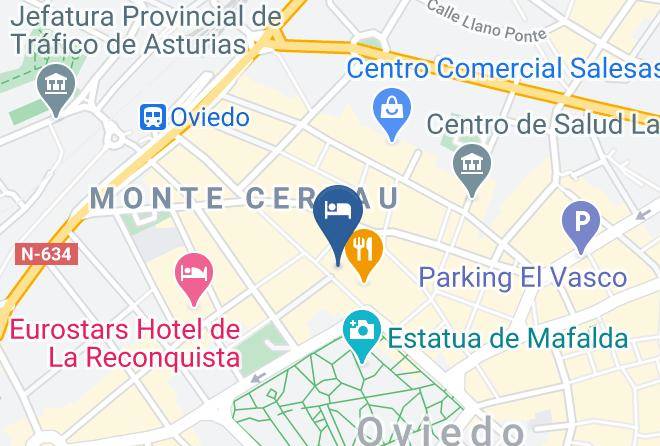 Asturias - Pension Romero Maps