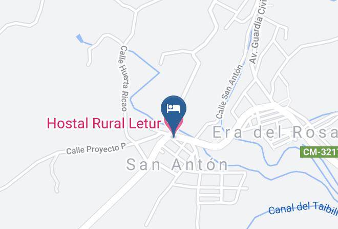 Albacete - Hostal Rural Letur Maps