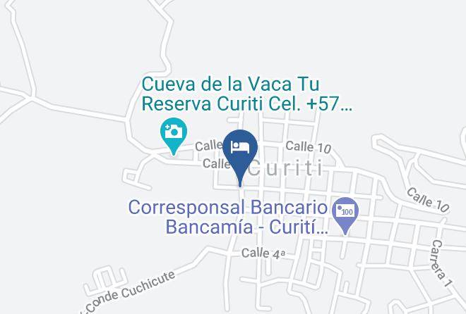 Hostal Suachia Mapa - Santander - Curiti