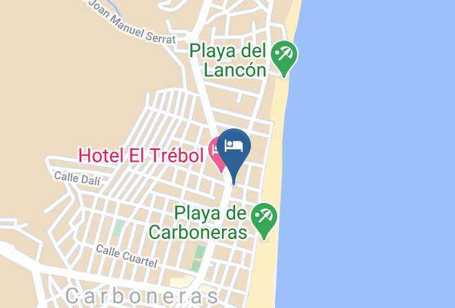Almeria - El Trebol Bar & Hotel Maps