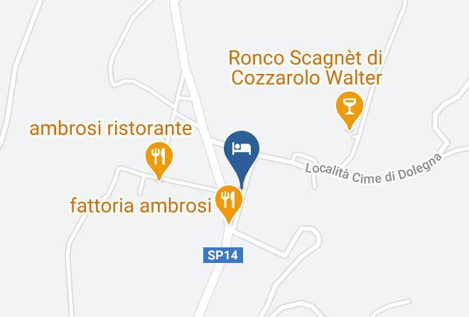 Gorizia - Hostaria Pettirosso Maps