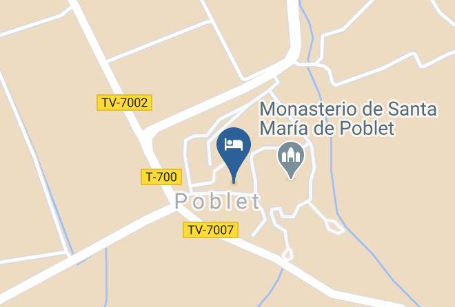 Tarragona - Hostatgeria De Poblet Maps