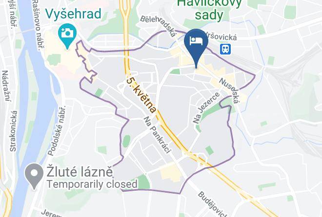 Prague - Penzion Damiell Maps