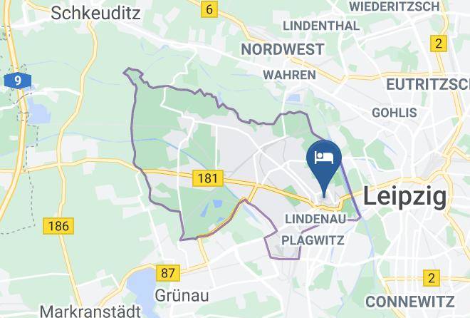 Leipzig - Hostel Blauer Stern Maps