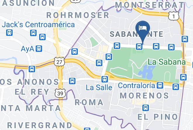 San Jose - Hotel Columbus Maps