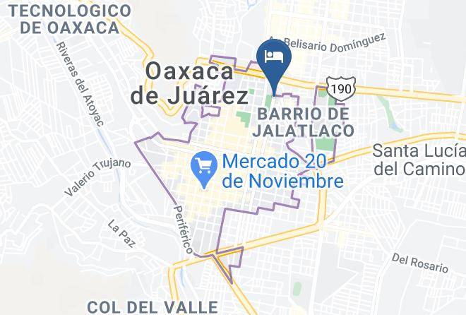 Oaxaca De Juarez - Hotel Don Nino Maps