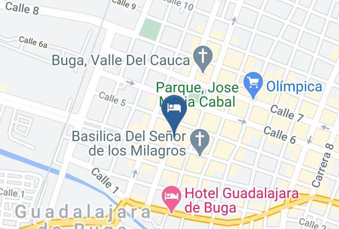 Buga - Hotel Y Restaurante Guadalupe Buga Maps