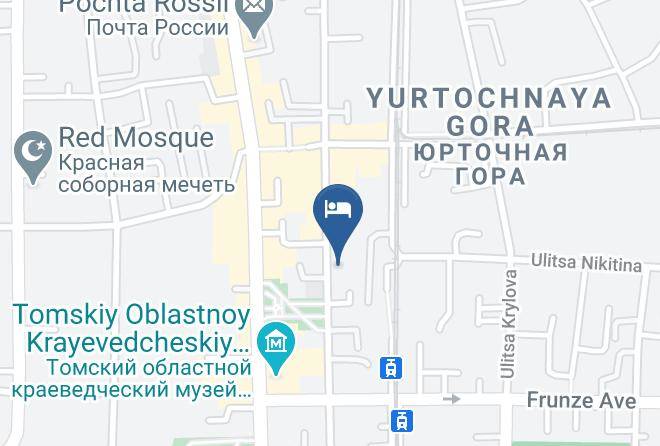 Tomsk - Dom Okhotnika Maps