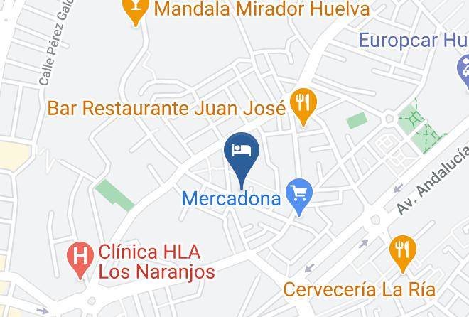 Huelva - Albergue Inturjoven Huelva Maps