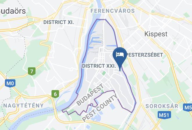 Budapest 21 Kerulet - Kral Apartman Maps