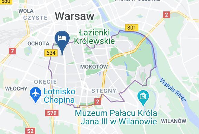 Warsaw - Hostel Mokotow Warsaw Maps