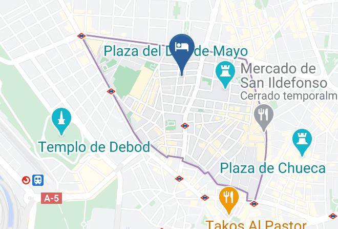 Madrid - Hostel One Madrid Maps