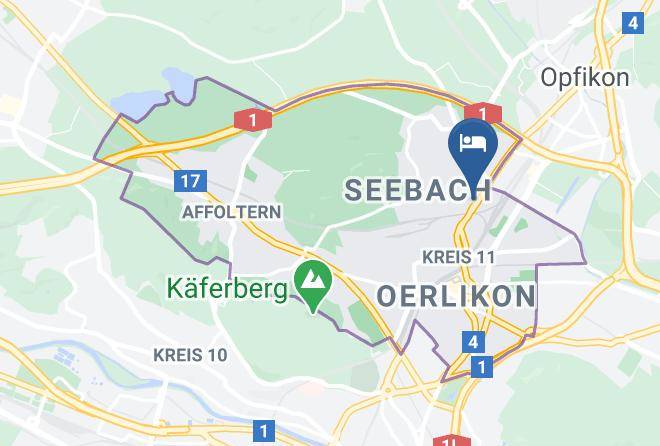 Zurich - Hostel Seebach Zurich Maps