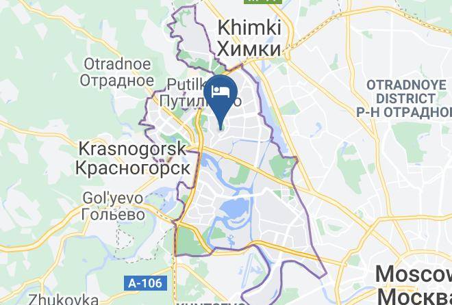 Moscow - Tushino Fitness Hotel Maps