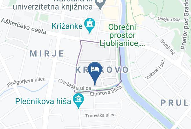 Ljubljana - Hostel Vrba Maps